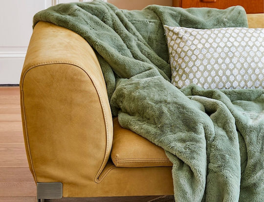In the mood Collection Μονή 150x200εκ. Dark Green