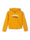 Kids Sweatshirt with Hood and Pockets Yellow