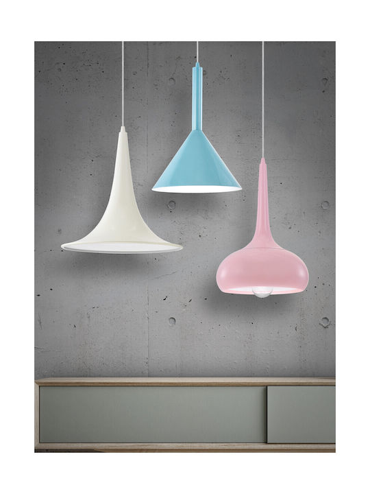 Luma Hängelampe Beige mit Fassung E14, E.14 30cm.