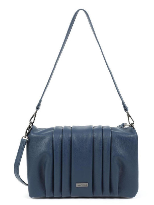 Doca Damen Tasche Schulter Blau