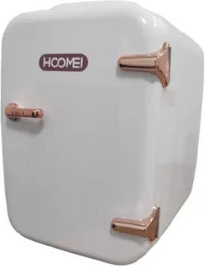 Hoomei Ψυγείο Καλλυντικών 4lt με Ράφι & Λειτουργία Θέρμανσης Λευκό