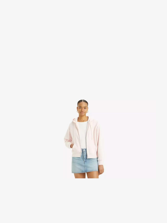 Levi's Jachetă Hanorac pentru Femei Cu glugă Lila