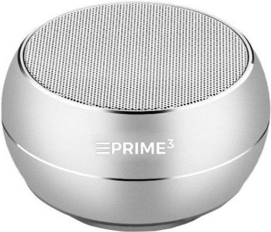 Prime3 Soul Bluetooth-Lautsprecher 3W mit Radio und Akkulaufzeit bis zu 5 Stunden Silber