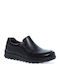 Damen Slip-Ons aus Kunstleder Schwarz
