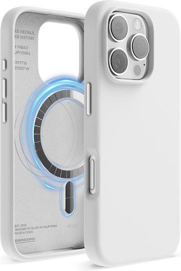Elago Back Cover Σιλικόνης Λευκό (iPhone 16 Pro Max)