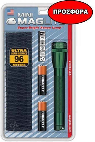 Maglite Φακός LED με Μέγιστη Φωτεινότητα 14lm Mini