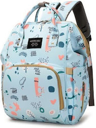 Babyloon Light Blue Backpack Diaper Bag
