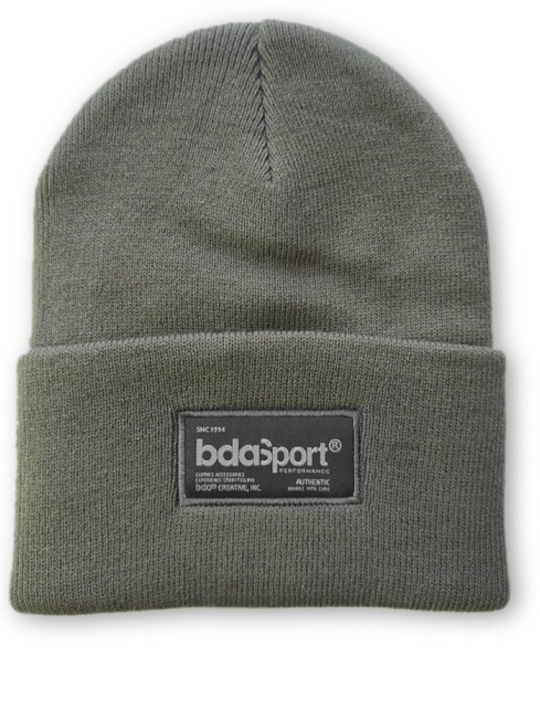 Beanie Unisex Beanie Knitted in Khaki color