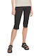 Damen Bermuda Jean Schwarz