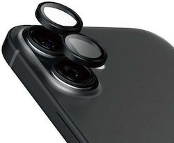PanzerGlass Hoops Kameraschutz Gehärtetes Glas Black für das iPhone 16, iPhone 16 Plus 1281