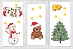 Beidseitiger Fensteraufkleber Wiederverwendbare Weihnachtsaufkleber Weihnachtsmann Beidseitiger Fensteraufkleber Wiederverwendbare Weihnachtsaufkleber Weihnachtsmann