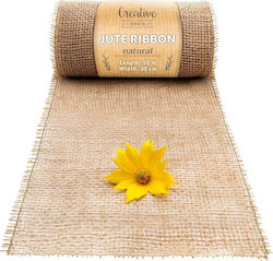Creative Deco Panglică de Iută Rola de Decorațiuni 30 Cm X 10 M Material Natural Maro Artizanat Manual Artă Decorative Rustic Boho Față de Masă Nuntă Petrecere Creative Deco Panglică de Iută Rola de Decorațiuni 30 Cm X 10 M Material Natural Maro Artizanat Manual Artă Decorative Rustic Boho Față de Masă Nuntă Petrecere