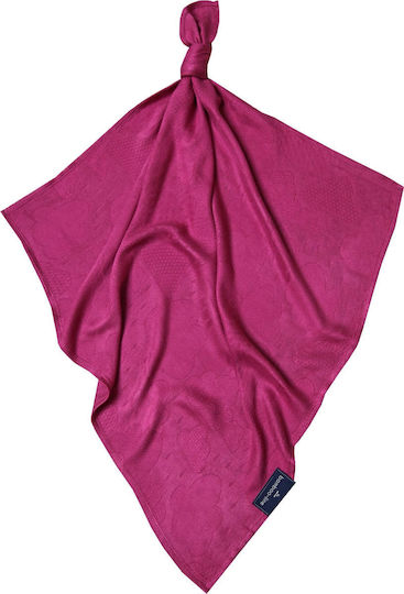 Texpol Musselin-Kuscheldecke Magenta Lila 30x30cm.