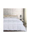 Das Home Duvet Queen with Microfiber Filling 220x240cm 9645 White 550 GSMGsm 10.5 togs Togs