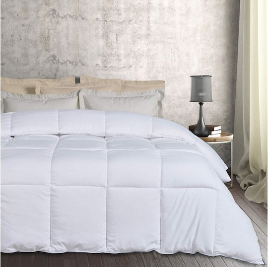 Das Home Duvet Queen with Microfiber Filling 220x240cm 9645 White 550 GSMGsm 10.5 togs Togs