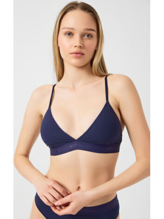 Minerva Women's Bralette Bra Blue Purple