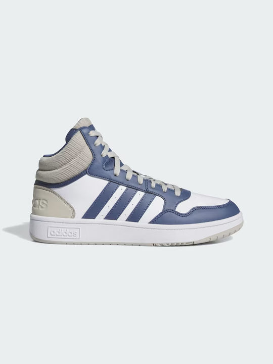 adidas Hoops 3.0 Mid Boots White