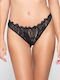 Damen Brasilien mit Spitze Black