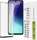 Techsuit Full Glue Full Face Tempered Glass Μαύρο (Xiaomi Redmi 14C)