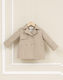 Baptism Coat for Boy Beige 330192 Angel Wings Aw-3301902
