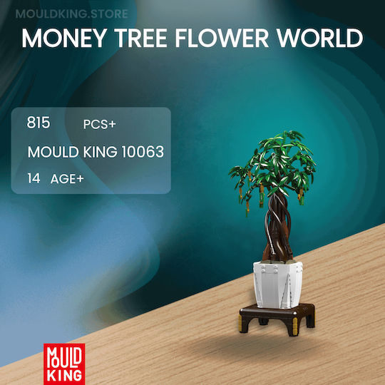 Mould King Τουβλάκια Money Tree για 8+ Ετών 905τμχ