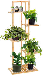 Holz Blumenständer 6 Regale Support Ga199 102x40cm Holz Blumenständer 6 Regale Support Ga199 102x40cm
