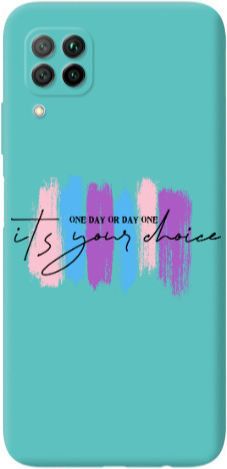 Huawei P40 Lite One Day Day One Turquoise Colored Silicone TPU Case