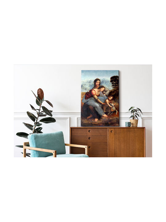 Saint Anne Loneliness Leonardo Da Vinci Wall Art Reproduction 120x80