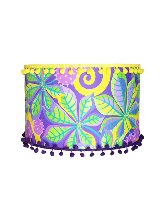 Oxygen Jane Sassaman Ceiling Light Purple with E27 Socket 35cm