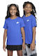 Kinder-T-Shirt Blau SPORTSWEAR