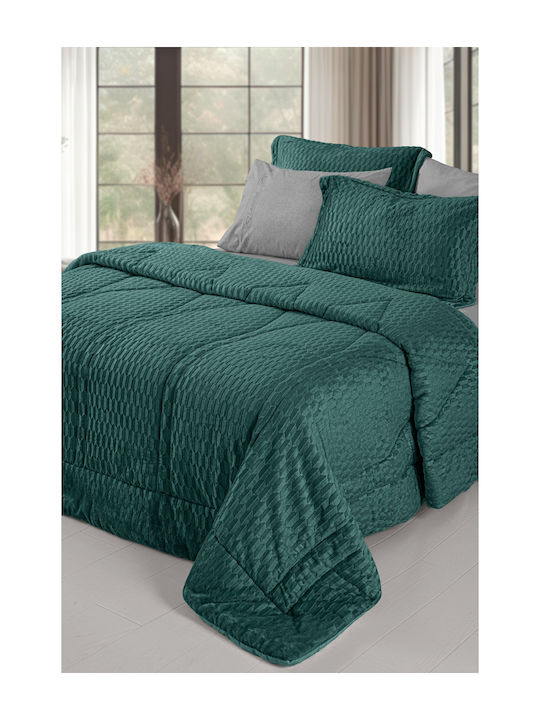 Guy Laroche Duvet Cover Single 160x240cm Gali Emerald 660 GSMGsm