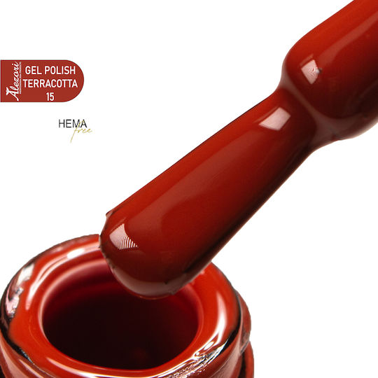 Alezori Semipermanent Lac de Unghii Terracotta 15 15ml 1buc