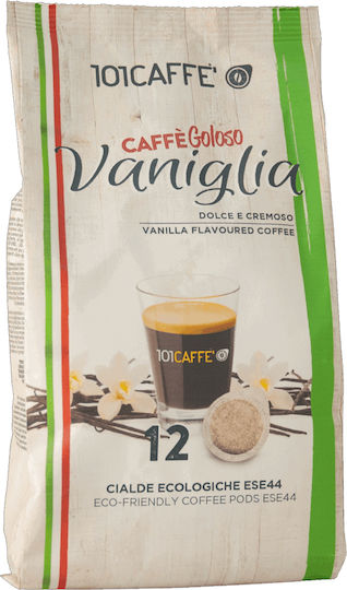 101Caffè Κάψουλες Espresso Συμβατές με Μηχανή E.S.E. Pod 12caps ESE101VGN 8052101282429