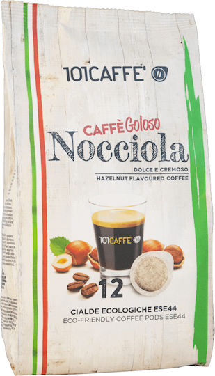 101Caffè Kapseln Espresso Kompatibel mit Maschine E.S.E. Pod 12Mützen