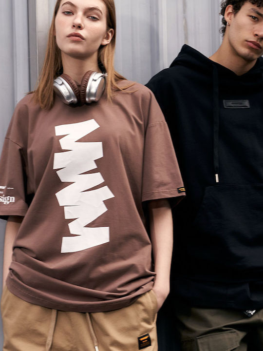 Mod Wave Movement Tricou Brown