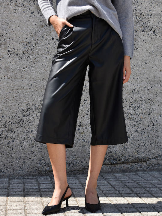 Women's Fabric Trousers Black