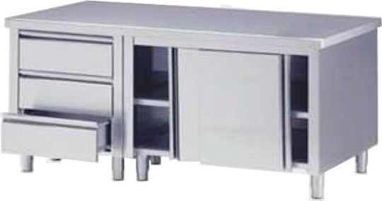 ArtSteel Commercial Preparation Cabinet 90x80x87cm