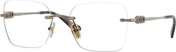 Vogue Damen Metallisches Brillengestell Braun V...