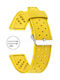 Rubber Strap Yellow 20mm