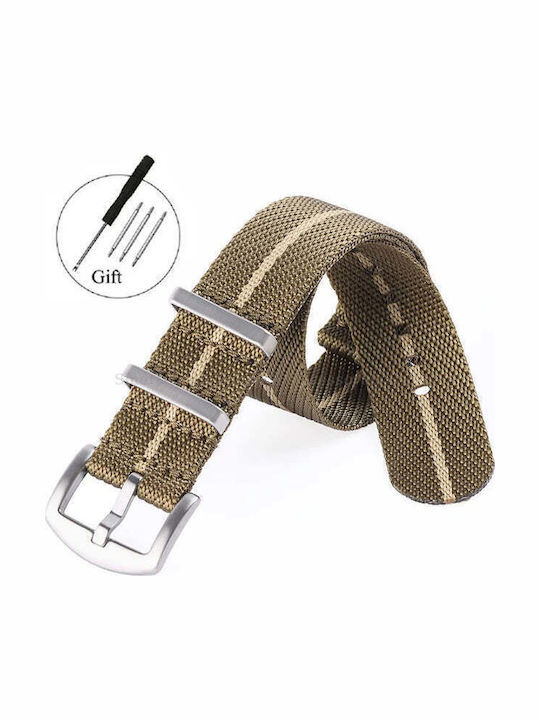 Riemen aus Stoff Nato Grün 18mm