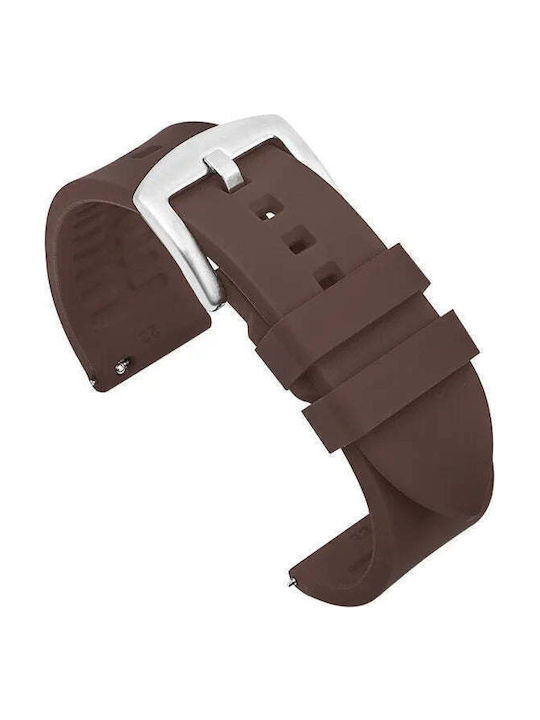 Rubber Strap Brown 20mm