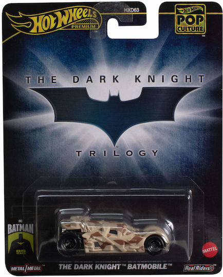 Hot Wheels Premium Car Pop Culture Batman Dark Knight Batmobile 3+ Years 1:64 for 3+ Years