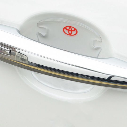 Protections for Car Doors 8.5cm x 8.5cm 8pcs Transparent