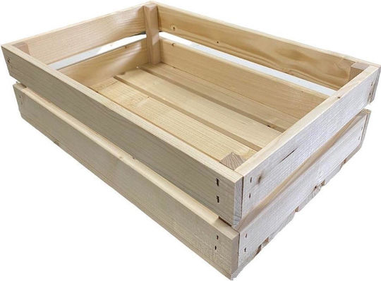 NSwoodenbox Decorative Crate Garden Wooden 45cmx30cmx13cm ns218106