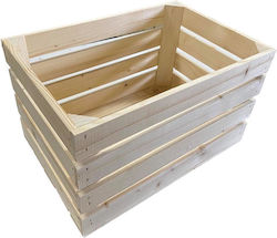 NSwoodenbox Decorative Crate Garden Wooden 45cmx30cmx25cm ns218108