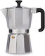 La Cafetière Venice Aluminium Espresso Maker 6-cup Silver