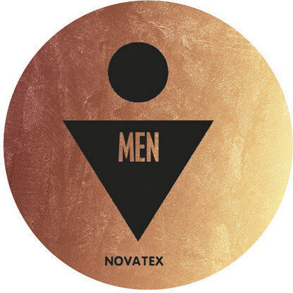 Novatex WC-Schild Männer mit Länge 10cm 02-613