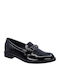 Patent Leather Women's Moccasins in Black Color 10530081.BP
