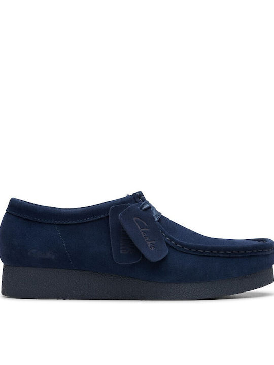 Clarks Γυναικεία Μοκασίνια σε Μπλε Χρώμα