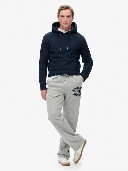 Superdry Sweatpants with Elastic Gray